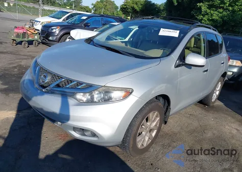 2013 Nissan Murano Sl z USA, uszkodzony, nr VIN JN8AZ1MW7DW309633